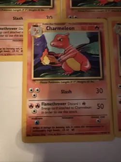Pokemon Base Set Charmeleon 24/102 Lot of 4 Near Mint Condition! - Image 3