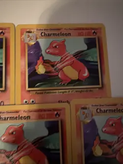Pokemon Base Set Charmeleon 24/102 Lot of 4 Near Mint Condition! - Image 4