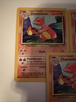 Pokemon Base Set Charmeleon 24/102 Lot of 4 Near Mint Condition! - Image 5
