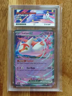 Latias EX Double Rare 076/191 - Pokemon SV09 Surging Sparks ACE 9 MINT - Image 1