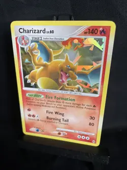 Pokemon TCG Charizard 1/99 Cracked Ice Holo Rare Platinum Arceus - Image 2