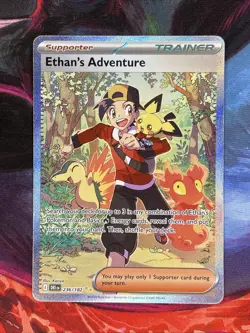 2025 Pokemon TCG Destined Rivals - Ethan’s Adventure #236/182 - NM - Image 1
