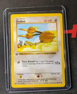 Pokemon 1st Edition Shadowless Base Set Doduo 48/102 - Image 1