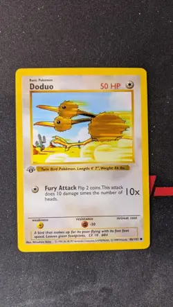 Pokemon 1st Edition Shadowless Base Set Doduo 48/102 - Image 2