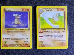 Pokemon TCG Cubone Marowak Jungle Set Lot #39 #50 NM-Mint - Image 1