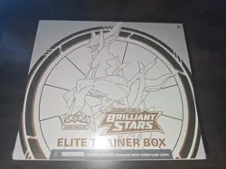 Pokemon TCG Sword & Shield Brilliant Stars Elite Trainer Box ETB Sealed 820650850127 - Image 1