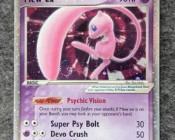 Pokemon Mew ex 100/110 EX Holon Phantoms Ultra Rare Holo 2006 NM/NP - Image 5
