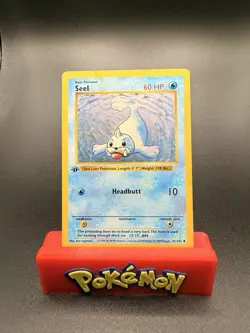 Pokemon TCG Seel 41/102 Base Set Shadowless, 1st Edition MP - Image 1