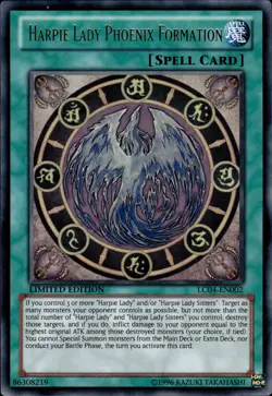 Harpie Lady Phoenix Formation - Ultra Rare Limited Edition LC04-EN002 NM YuGiOh - Image 1