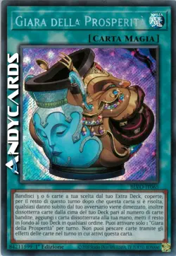 GIARA DELLA PROSPERITA (Pot Of Prosperity) • Segreta • BLVO IT065 • 1Ed • Yugioh - Image 1