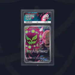 Pokemon Cards Cynthia's Spiritomb 208/193 ACE 10 MEGA Dream ex Japanese GEM MINT - Image 1