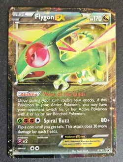 Flygon EX XY61 Pokemon TCG XY Promo Ultra Rare Card HP DMG - Image 1