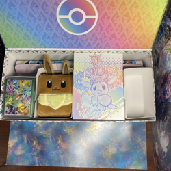 Prismatic Evolutions Super Premium Sleeves Deckbox Playmat Bundle NO CARDS - Image 2