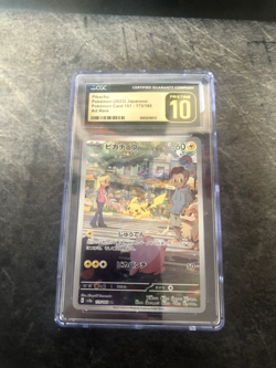 Pikachu 173/165 Sv2a: Pokemon Card 151 Holo (Japanese) CGC Pristine 10 - Image 1