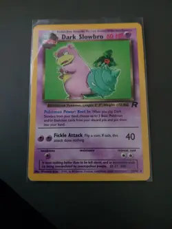 Pokemon Card - Dark Slowbro Team Rocket 29/82 Rare Non Holo - Image 1