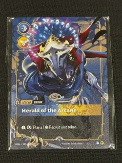 viktor, herald of the arcane metal promo card - Image 1