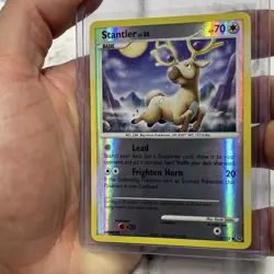 Stantler 113/132 Reverse Holo Secret Wonders Pokemon Card LP+ Nintendo Common - Image 1