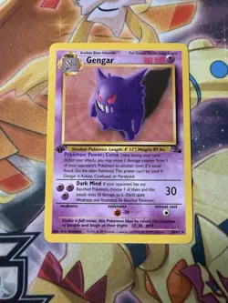 Gengar - 20/62 - Pokemon Fossil 1st Edition Rare Card WOTC NM - Image 1