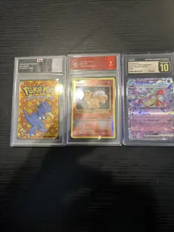 Pokemon Graded Cards And Stickers 9.5 , 9 , And Pristine 10 - Image 1