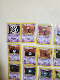 20 VINTAGE Unown Lot - Unown (3 x 1st Ed.) Vintage NEO Pokemon TCG Cards - Image 2