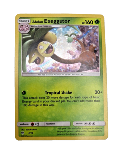 Alolan Exeggutor # 2/12 Holo McDonald's Promo Pokemon Trading Card 2019 - Image 1