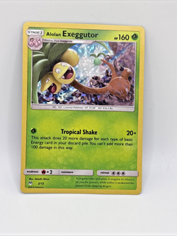 Alolan Exeggutor # 2/12 Holo McDonald's Promo Pokemon Trading Card 2019 - Image 3
