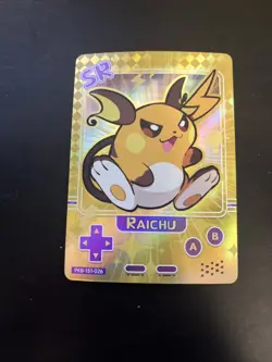[Chinese] Raichu Holo PKB-151-026 NM Anime Poke Baby Toy Card - Image 1