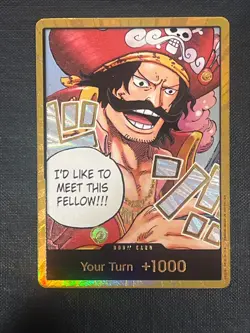 One Piece Gol.D.Roger GOLD DON!! Card (OP-13) English - Image 1