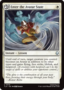 x4 Enter the Avatar State U MTG Avatar: The Last Airbender M/NM, English - Image 1