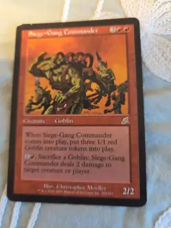 MTG Siege-Gang Commander - Scourge Heavily Played English - Image 1