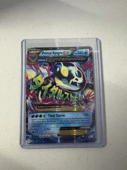 Pokemon TCG Mega Primal Kyogre EX Holo Ultra Rare Card Primal Clash 55/160 - Image 1