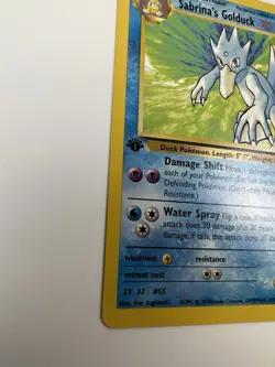 Pokemon TCG Sabrina's Golduck Gym Challenge First Edition 30/132 LP - Image 2