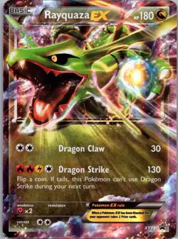 Pokemon TCG Rayquaza-EX XY73 XY Black Star Promos Holo MP - Image 1