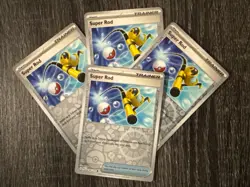 4x Pokemon TCG Super Rod 188/193 Reverse Holo Playset Unplayed- 4 - Image 1