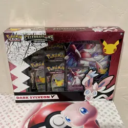 NEW-Pokemon Celebrations Dark Sylveon V Collection Box- SEALED- Evolving Skies - Image 1