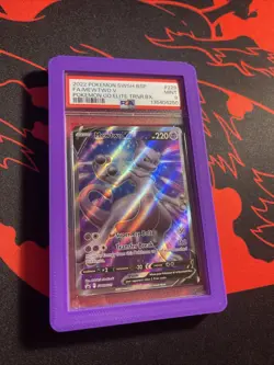 2022 POKEMON SWSH BSP #229 FA/MEWTWO V MINT POKEMON GO ELITE TRNR BX PSA 9 - Image 2