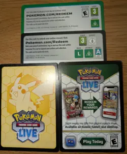 Pokemon TCG Live Codes x10 - Image 1