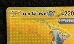 2024 Pokemon Iron Crown ex 216/162 Temporal Forces Hyper Rare Holo NM - Image 2