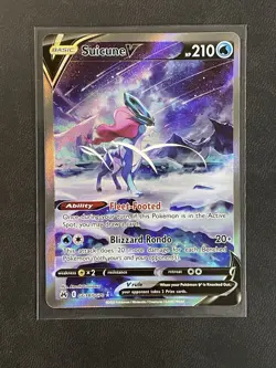 Suicune V GG38/GG70 Crown Zenith: Galarian Gallery Holo Pokemon TCG NM - Image 1