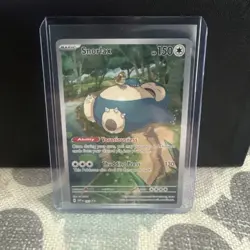 Pokemon 151 Snorlax SVP 051 Black Star Promo Full Art Holo -Fresh NM/Mint - Image 1