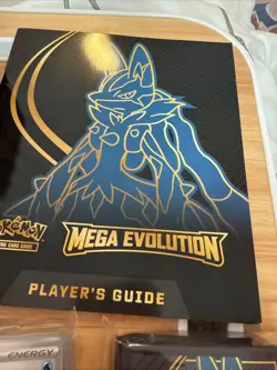 Pokemon Mega Evolution Lucario EMPTY ETB Box + Guide + Dice + Coin + Dividers - Image 3