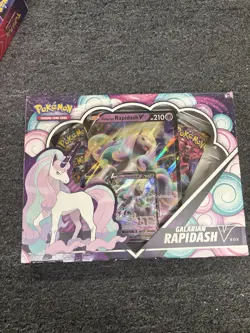 Galarian Rapidash V Box w/ Cosmic Eclipse & Evolving Skies Pokemon New & Sealed 820650808739 - Image 1