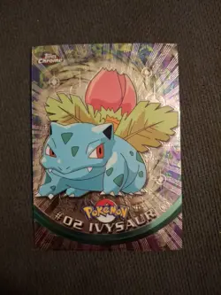 2000 Topps Chrome Pokemon TV Animation Foil #02 Ivysaur NM - Image 1
