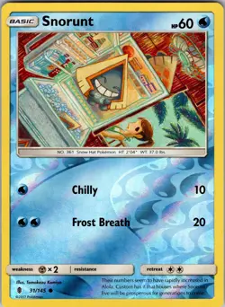 Snorunt 31/145 SM - Guardians Rising Pokemon TCG LP-NM - Image 1
