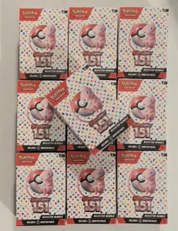 Pokemon TCG Scarlet & Violet 151 Booster Bundles Sealed Lot of 10 Ships Now! - Image 1