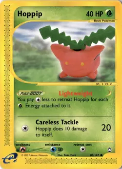 Hoppip 083/147 - Aquapolis - Pokemon - MP - Image 1