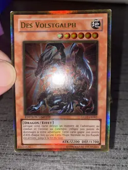 Carte Yu-gi-oh! Des Volstgalph GLD2-FR002 Gold Rare Francais Occasion - Image 3