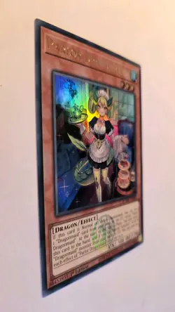 Yu-Gi-Oh Parlor Dragonmaid BLMM-EN060 Ultra Rare Emblazoned 1st Edition MINT! - Image 2