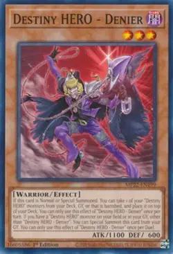 Destiny HERO - Denier - MP22-EN199 - Common - 1st Edition - Yugioh - Image 1