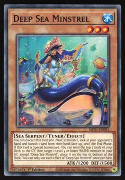 Deep Sea Minstrel - MP21-EN051 - Common - 1st Edition Yugioh - Image 1